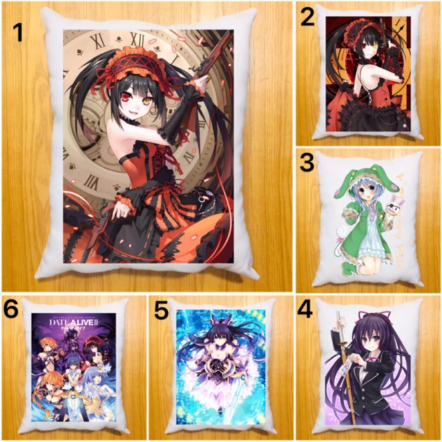 Gối ôm anime date a live 40x 50cm ruột bông hàn quốc