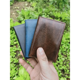 VÍ NAM DA BÒ THẬT. Ví Da Nam  gập 3 Chính Hãng. Hộp Đựng Sang Trọng - 3 Màu Nam Tính