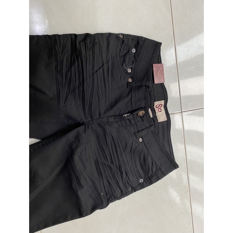 Quần nữ kaki skinny crop S