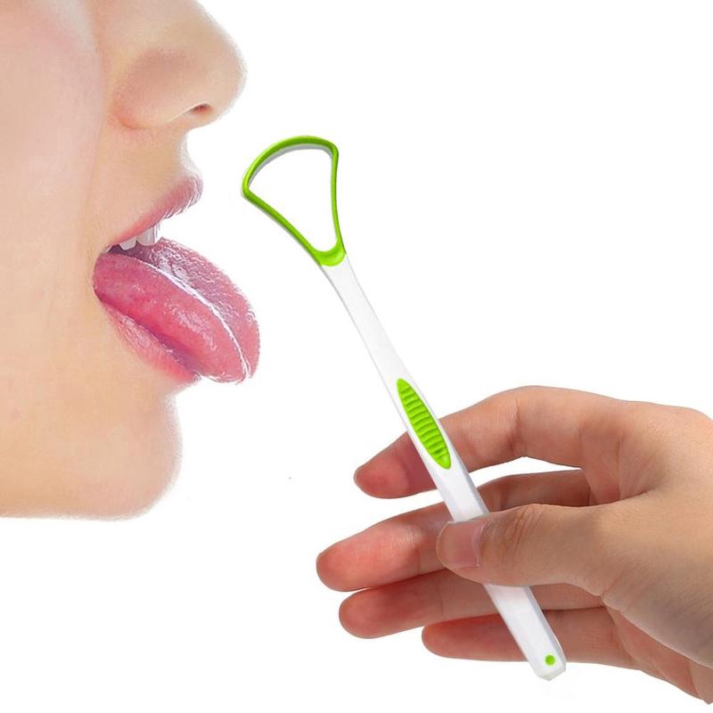 Dụng cụ vệ sinh lưỡi loại bỏ mảng bám chăm sóc răng miệng