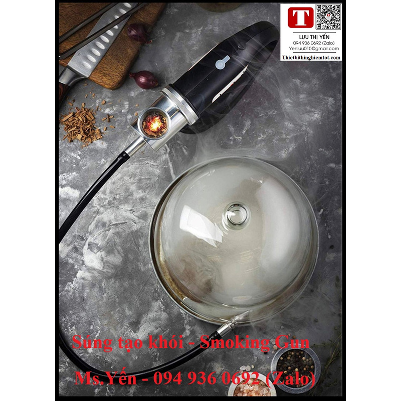 Bát úp khói cho thiết bị tạo khói cho món ăn