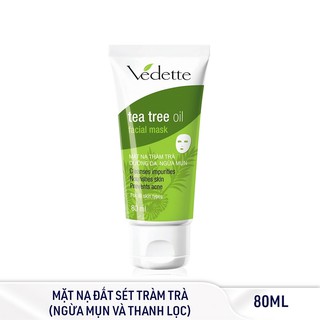 Mặt Nạ Tràm Trà, Dưỡng Da, Ngừa Mụn Vedette 80ml - 0514935