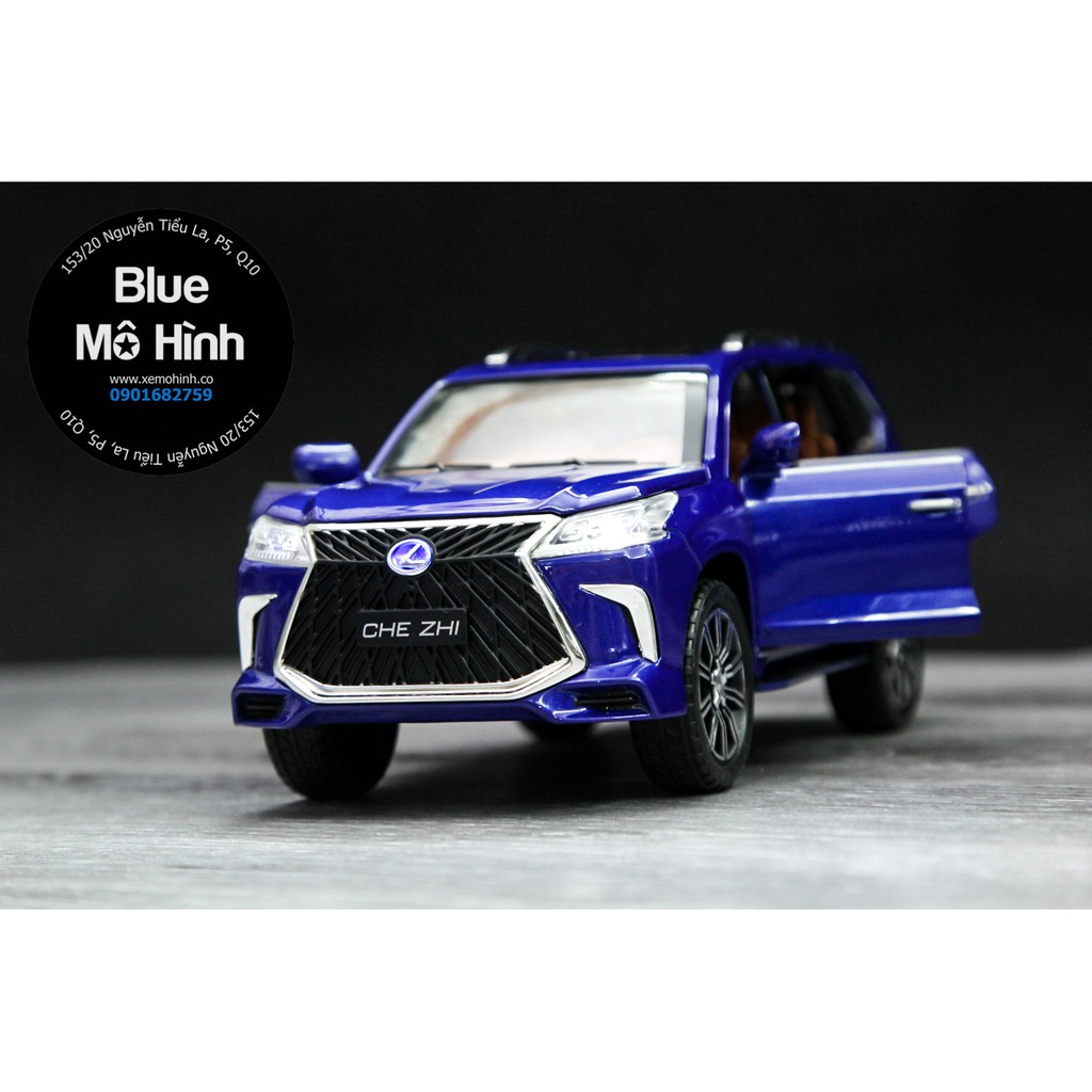 Blue mô hình | Xe mô hình Lexus LX570 New SUV mở hết cửa tuyệt đẹp 1:24