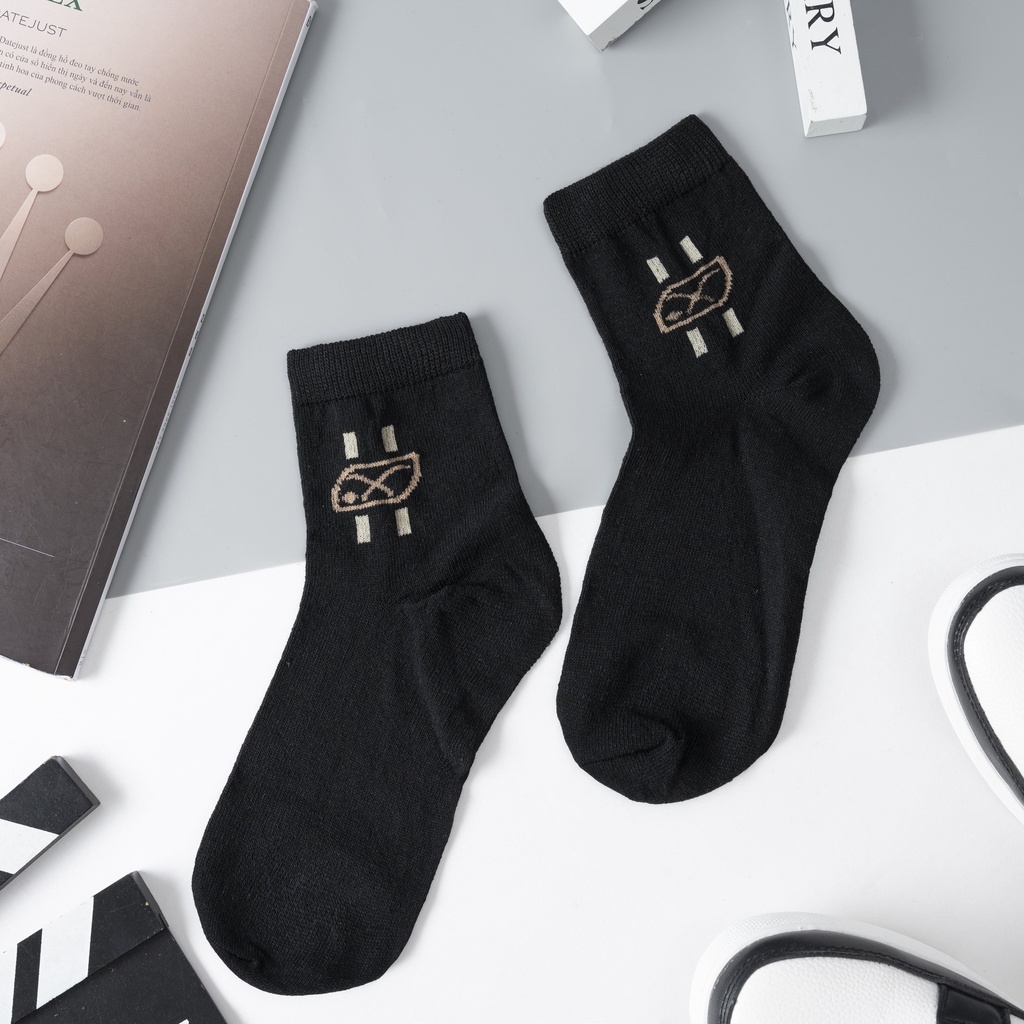 Vớ Tất cổ cao nam nữ JUN FASHION STORE Vớ nam nữ thể thao, chất cotton mềm mịn, co giãn, chống hôi và khử mùi hiệu quả