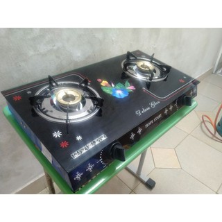 [ CHÍNH HÃNG ] bếp gas đôi mặt kính HOPE START - HP02