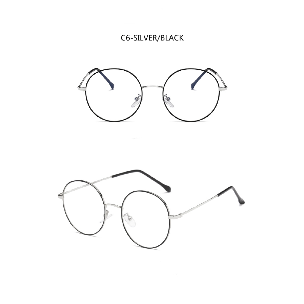 Gọng kính kim loại thời trang phong cách retro dành cho nam và nữ