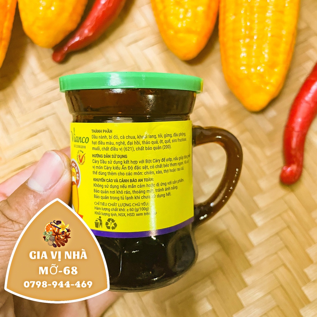 Cà ri dầu Vianco - lọ 50gr