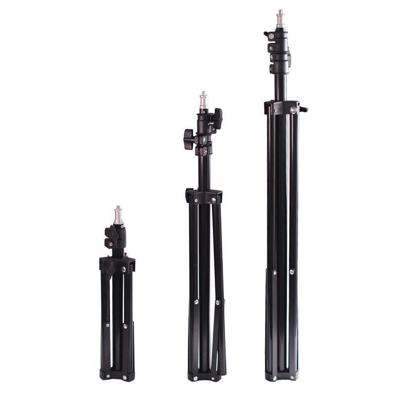 Chân Đèn Studio Cao 2,1m, Chân Đèn Flash Chụp Ảnh, Quay Phim, Giá Đỡ Điện Thoại Livestream