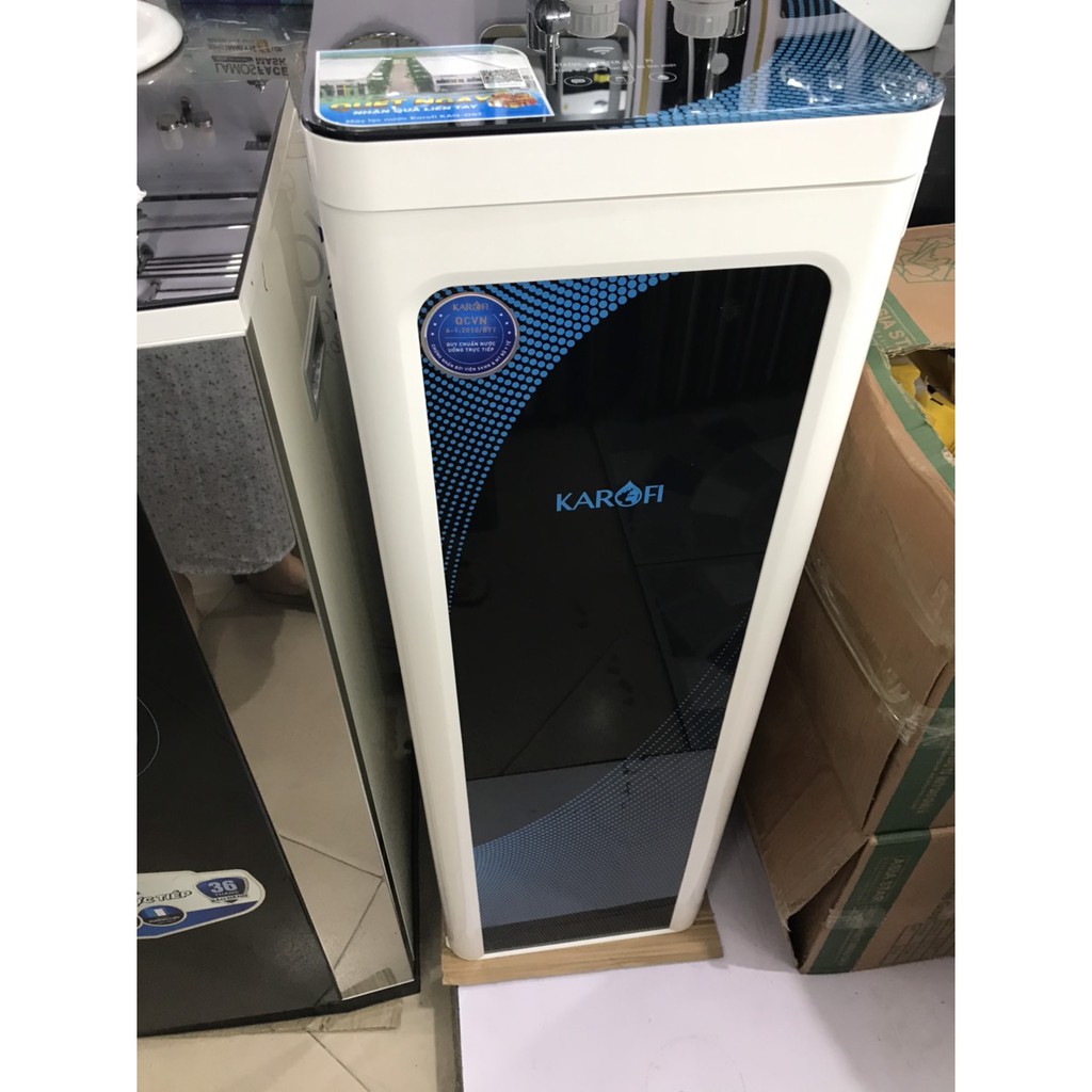 Máy lọc nước Karofi KAQ- O07 – 10 LÕI HYDROGEN CÓ TỦ