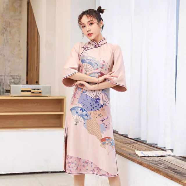 Sườn xám cách tân trung hoa loại đẹp | BigBuy360 - bigbuy360.vn