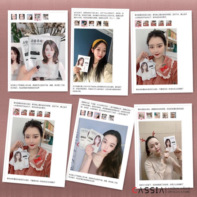 Mặt Nạ Tổ Yến Cấp Nước Dưỡng Ẩm, Mặt Nạ Trắng Da, Se Khít Lỗ Chân Lông, Trẻ Hóa Tái Tạo Da, Chống Lão Hóa SSMD | BigBuy360 - bigbuy360.vn