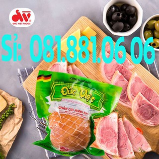 Chân giò hong khói rút xương, gói 400g. Chân giò hong khói Đức Viêt