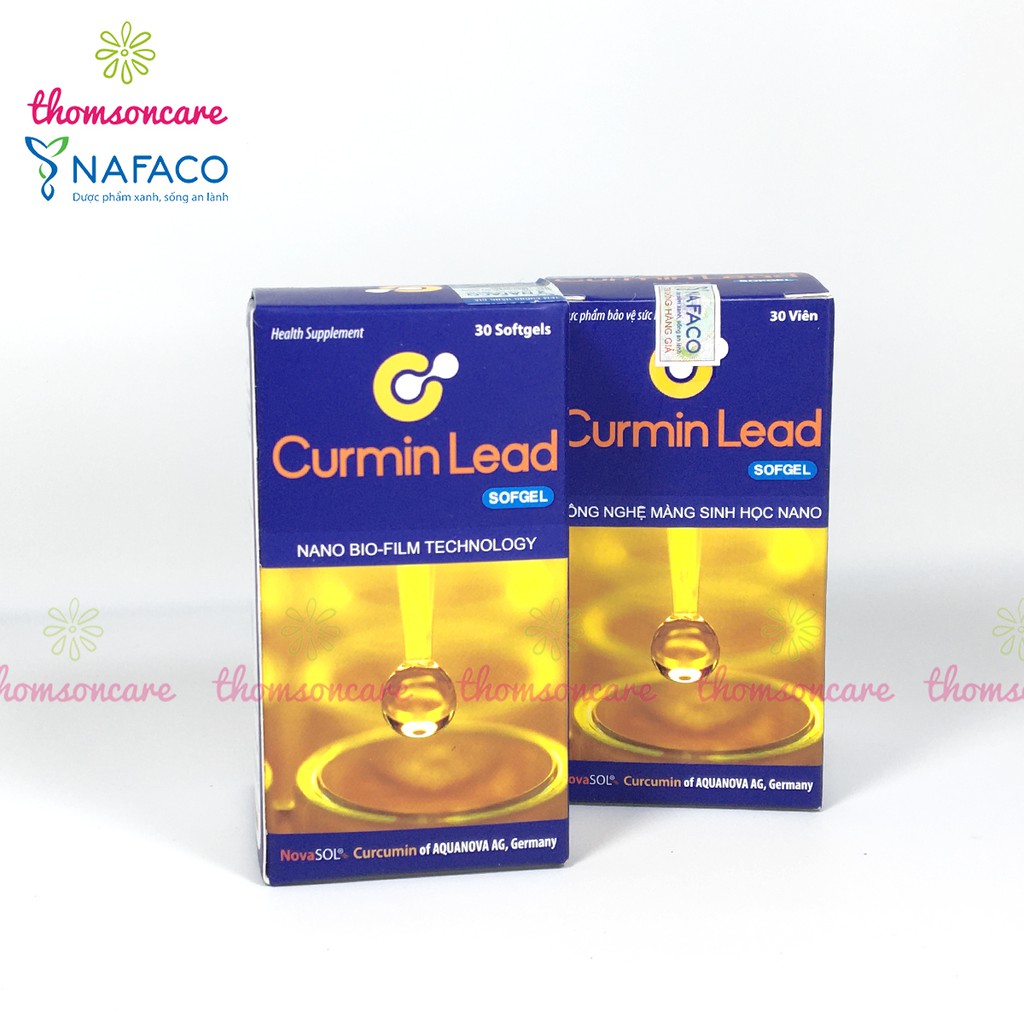 Curmin Lead - Hỗ Trợ giảm đau dạ dày từ Novasol Curcumin 167mg