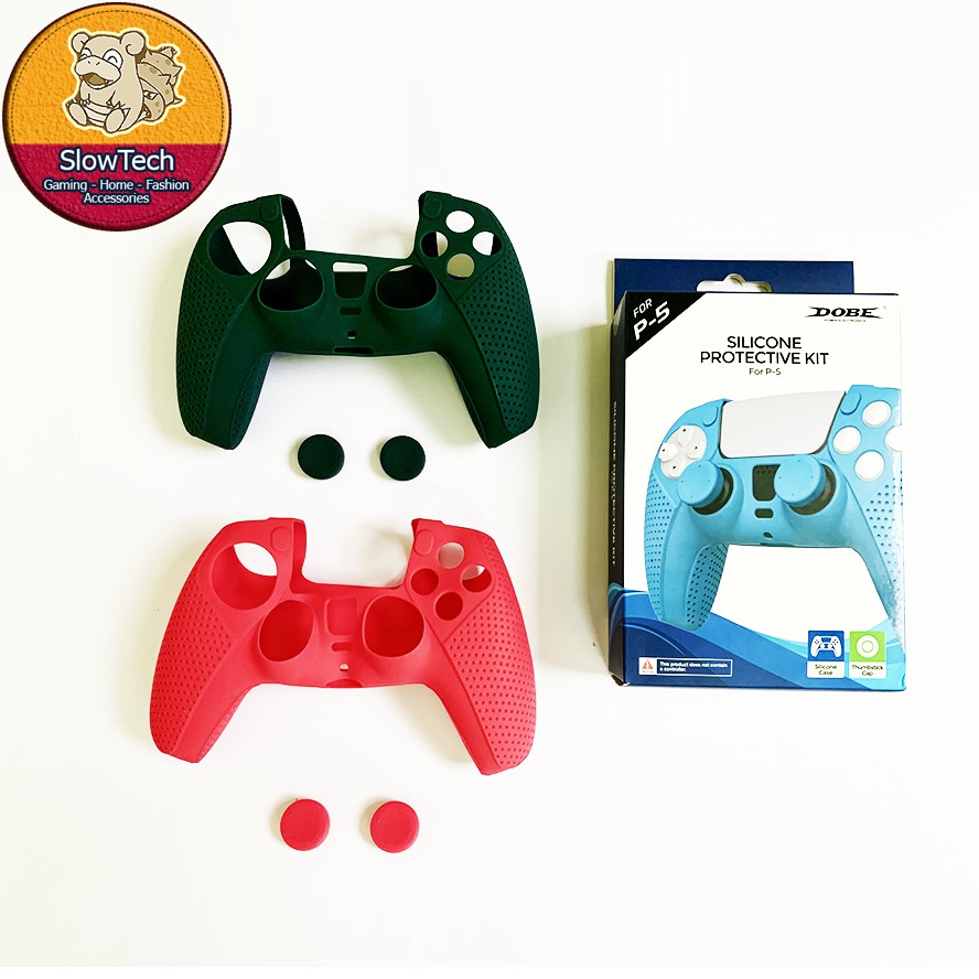 Vỏ tay cầm PS5 silicone Dobe TP5-0559, tặng kèm núm bọc analog - hàng chính hãng Phụ kiện SlowTech | BigBuy360 - bigbuy360.vn