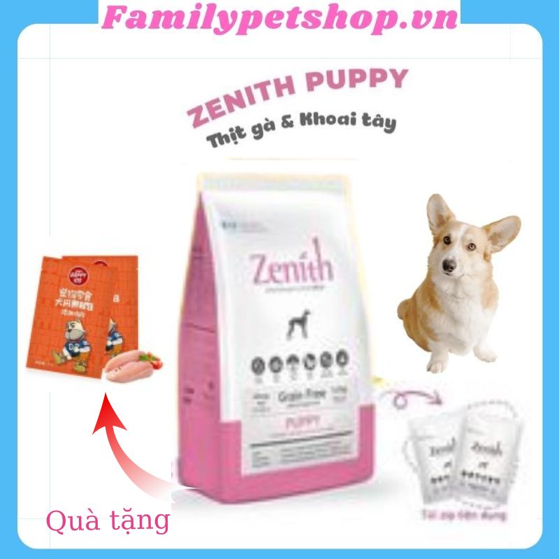 Thức ăn cho chó-hạt mềm Zenith cho chó con-familypetshop.vn