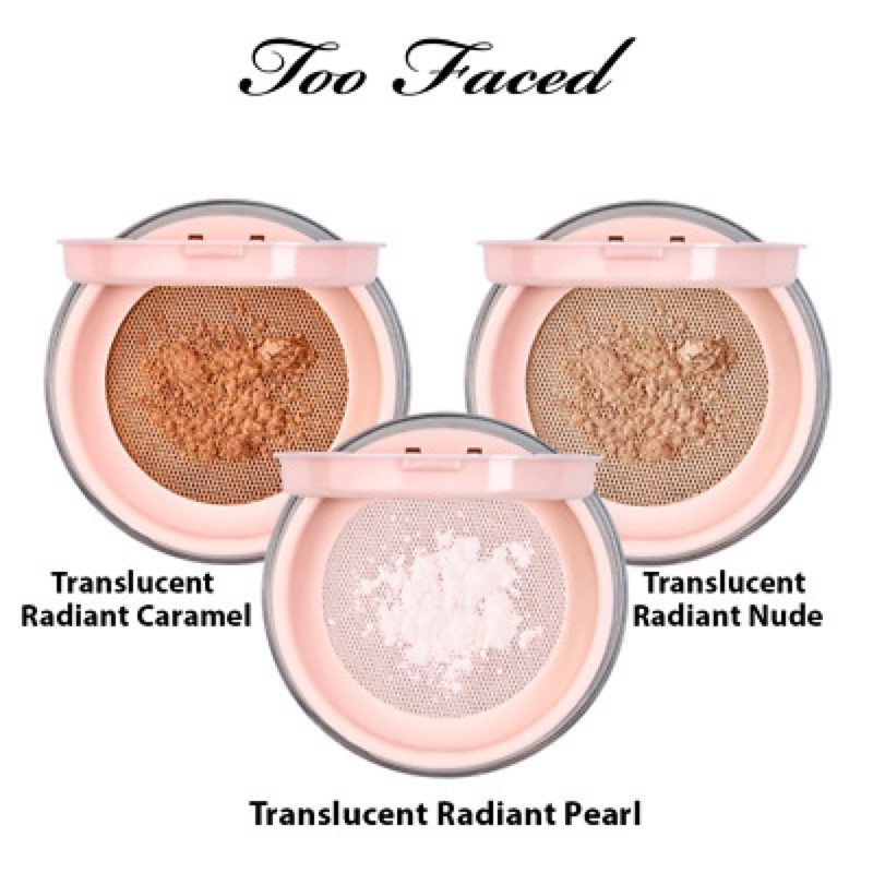 Phấn phủ TooFaced Dew You Fresh Glow Tranlucent Powder "Radiant Nude"
