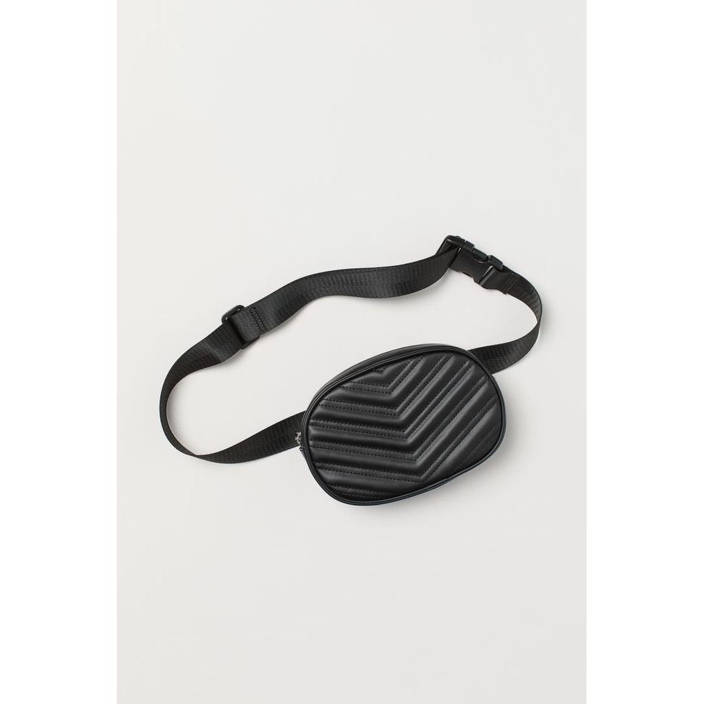 Túi đen đeo eo waist bag HM H&amp;M_hàng chính hãng authentic
