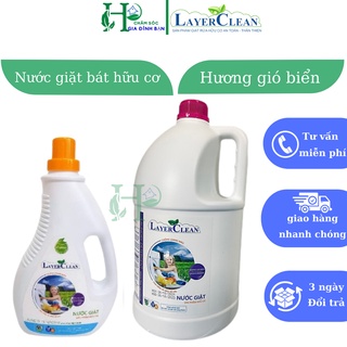 Nước giặt hữu cơ Layer Clean hương Gió Biển can 2 lít - can 5 lít