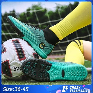 Giày đá bóng nam CR7 Mercurial FG Giày Futsal TF FG Giày đá banh Giày bóng đá nữ cổ cao giay da bong sân cỏ nhân tạo