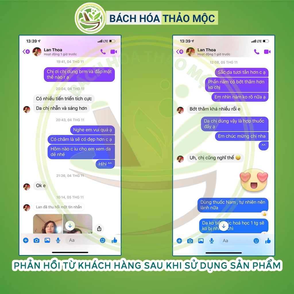 Bột Rửa Mặt Thảo Dược Sâm Hồng Hoa Sạch Da Giảm Mụn Da Sáng Hồng | Bách Hóa Thảo Mộc