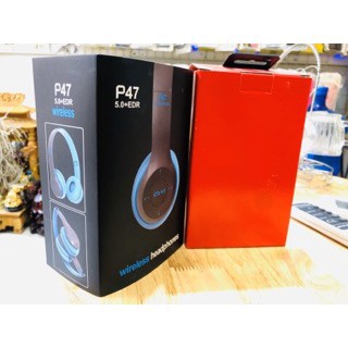 Tai Nghe Bluetooth P47- Hỗ Trợ Cắm Thẻ Nhớ Nghe Nhạc Chơi Game Trực Tiếp - Siêu Chất | BigBuy360 - bigbuy360.vn