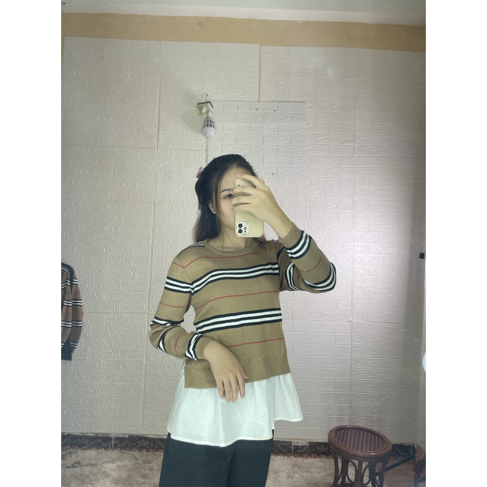 Áo len tăm nữ mùa đông dáng xinh đuôi bèo Bling Store BL01 | BigBuy360 - bigbuy360.vn