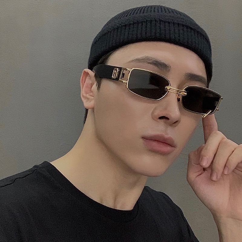 Kính Mát Gọng Vuông Phong Cách Hip Hop Thời Trang Cho Nam