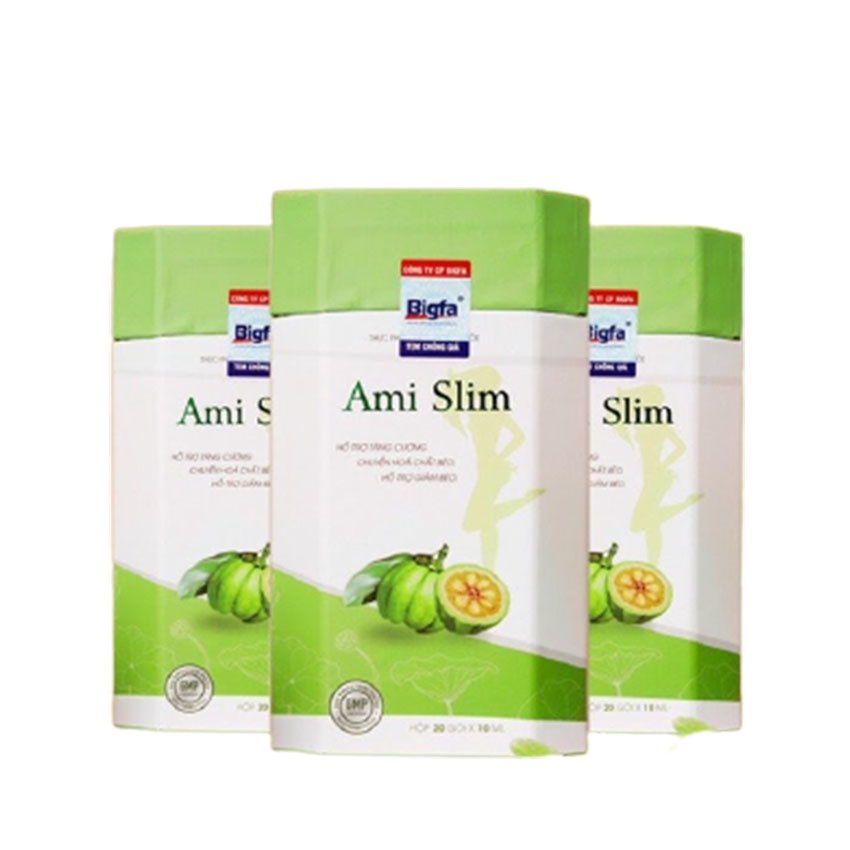 Gói Uống Ami Slim Giúp Giảm Mỡ Thừa Tăng Cường Chuyển Hóa Chất Béo Giúp Giảm Cân Giữ Dáng Hộp 20 Gói - Cobo Pharmacy