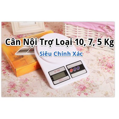 Cân Điện Tử Nội Trợ SF400 Loại 10 KG, 7 KG, 5 KG - Sai Số Chỉ 1 Gram