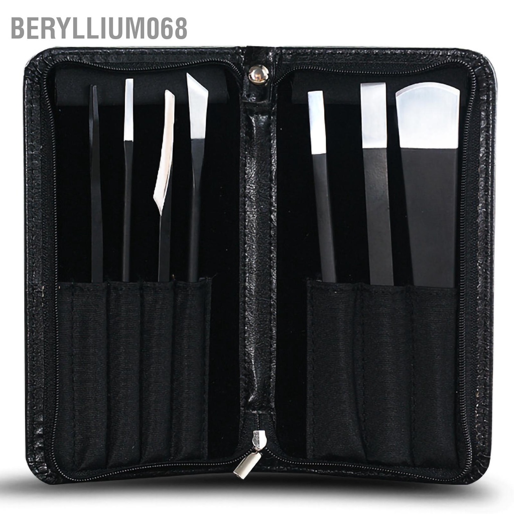 Beryllium068 7 cái Bộ Dao Làm Móng Chân mọc ngược Lưỡi Công Cụ Chăm Sóc Tay Cắt Lớp Biểu Bì