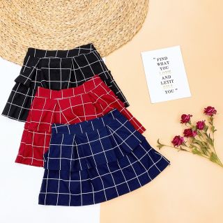 Chân váy karo siêu xinh form 50 kg trở lại