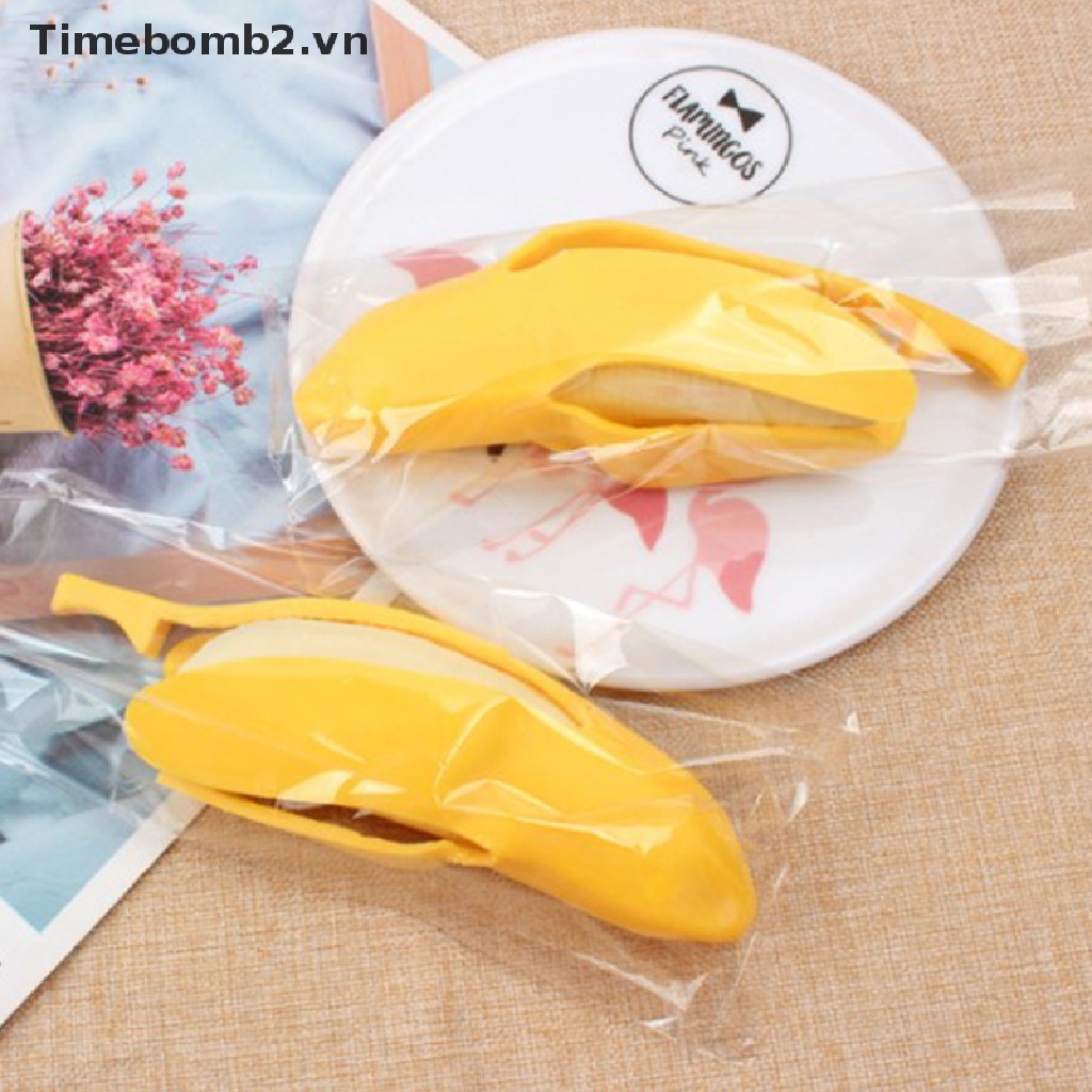 2 Đồ chơi squishy hình quả chuối giúp giảm căng thẳng