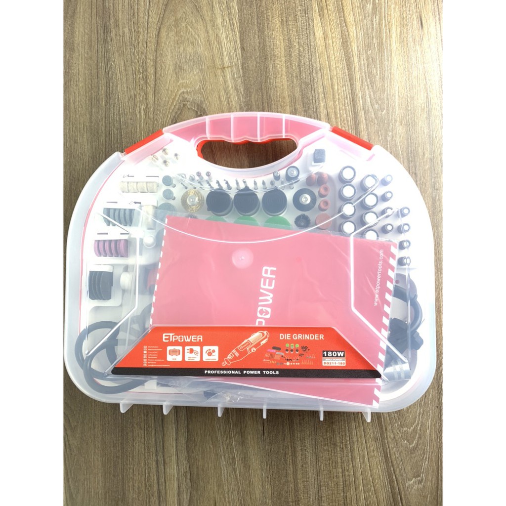 Máy Mài Mini, Khoan, Khắc Đa Năng 211Pcs
