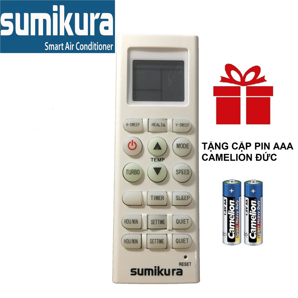 REMOTE MÁY LẠNH SUMIKURA MẪU 1 - ĐIỀU KHIỂN ĐIỀU HÒA SUMIKURA MẪU 1