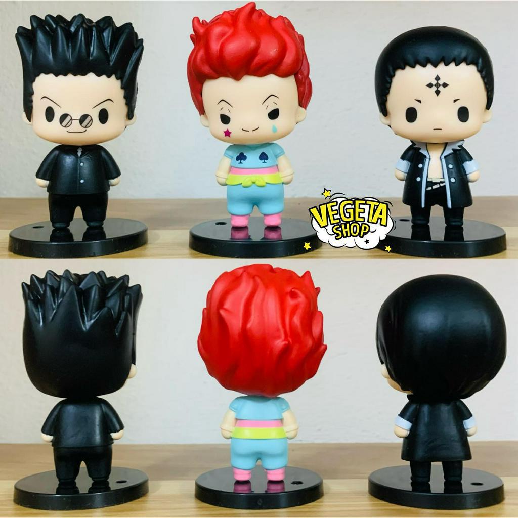 Mô hình Hunter X Hunter - Mô hình Thợ săn HXH - Nhân vật Gon Killua Kurapika Chrollo Lucifer Hisoka Leorio mắt hí - 8cm