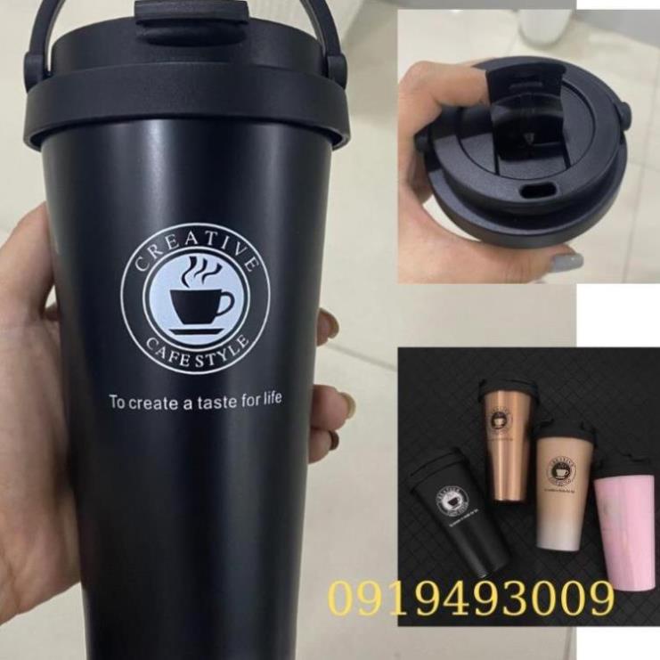 Bình giữ nhiệt, Ly giữ nhiệt Cafe Style hàn quốc cao cấp dung tích 500ml | BigBuy360 - bigbuy360.vn