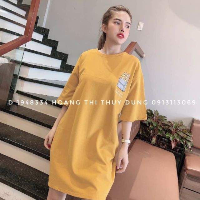 Váy suông form rộng