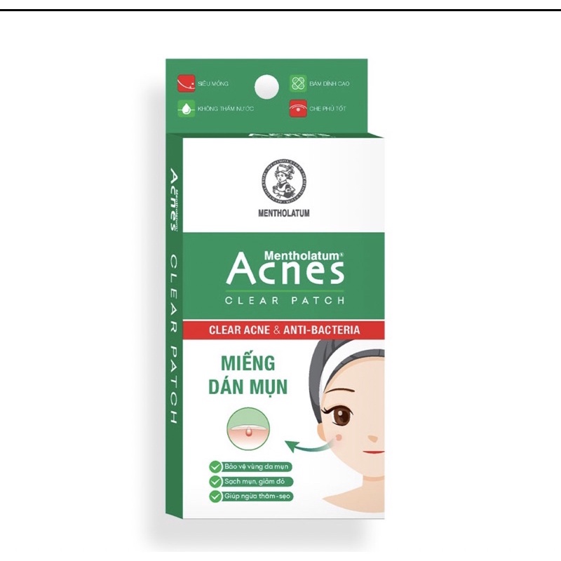 Miếng dán mụn  Acnes Clear Patch
