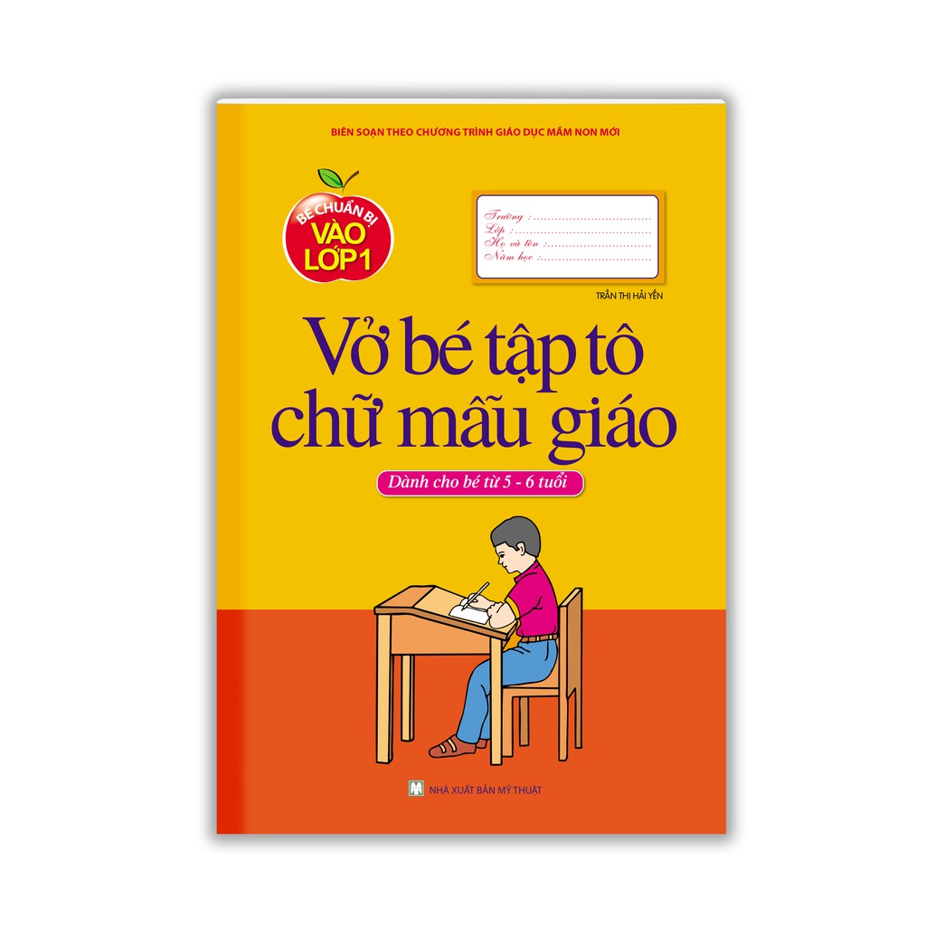 Sách - Bé chuẩn bị vào lớp 1 - Vở bé tập tô chữ mẫu giáo