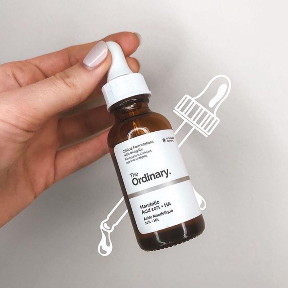 [Auth- Full Bill]Sáng da  The Ordinary Mandelic Acid 10% + HA - Serum tẩy da chết hoá học The Ordinary