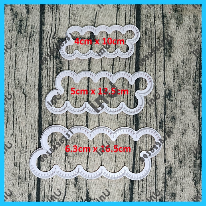 HCM - Bộ khuôn cutter hình lá nhiều mẫu lá nhiệt đới, lá phong, hoa cúc, thược dược, hoa hồng... làm bánh quy BCT