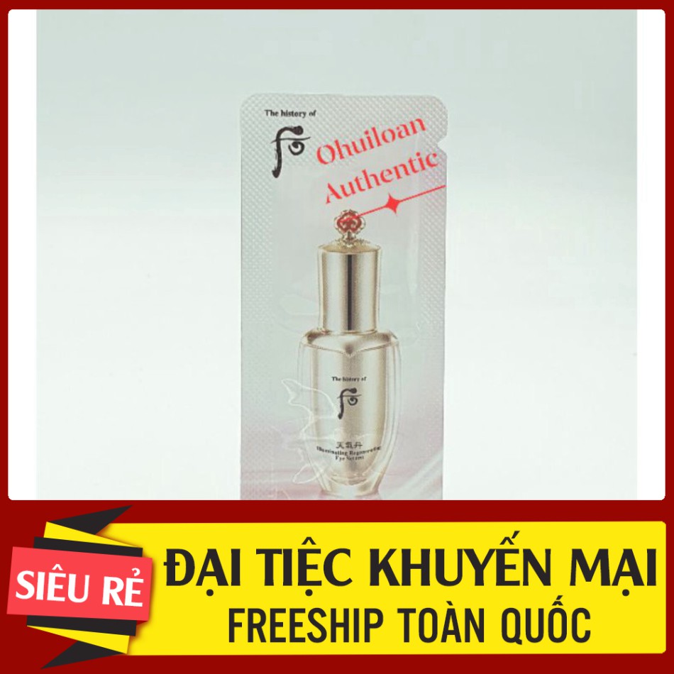 ( HOT NEW ) Tinh chất trẻ hóa da chị thâm và nhăn vùng mắt Whoo Cheongidan Illuminating Regenerating Eye Serum MM222