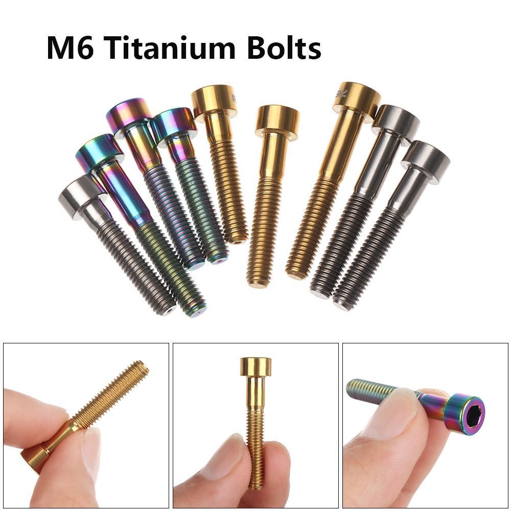 1 Ốc Vít M6 Bằng Titan Chất Lượng Cao Cho Xe Đạp