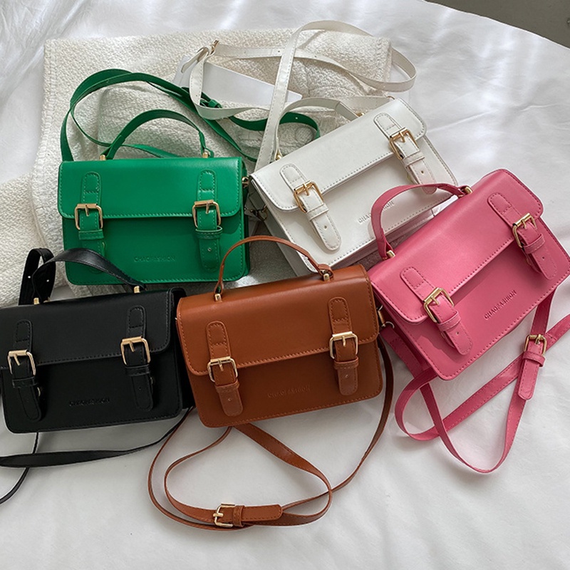 Túi Đeo Chéo Dáng Vuông Nhỏ Phong Cách retro Thời Trang Cho Nữ
