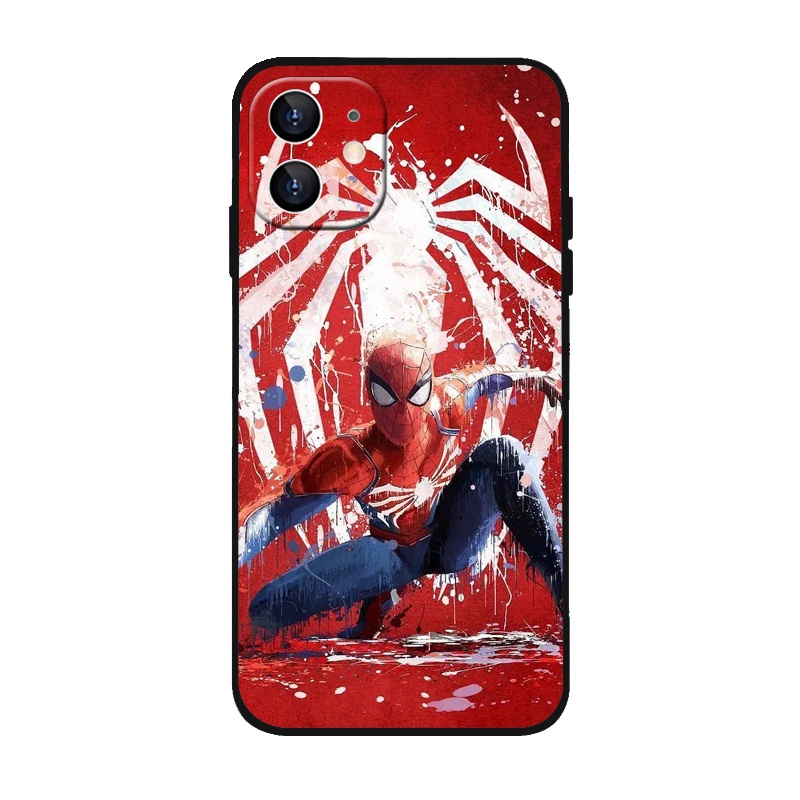 Ốp Điện Thoại Dẻo Hình Siêu Anh Hùng Cho iPhone 14 13 12 11Promax 14Plus X XS XR XSMAX 6 6s 6plus / 6splus 7 8 SE2020 7plus / 8Plus DC