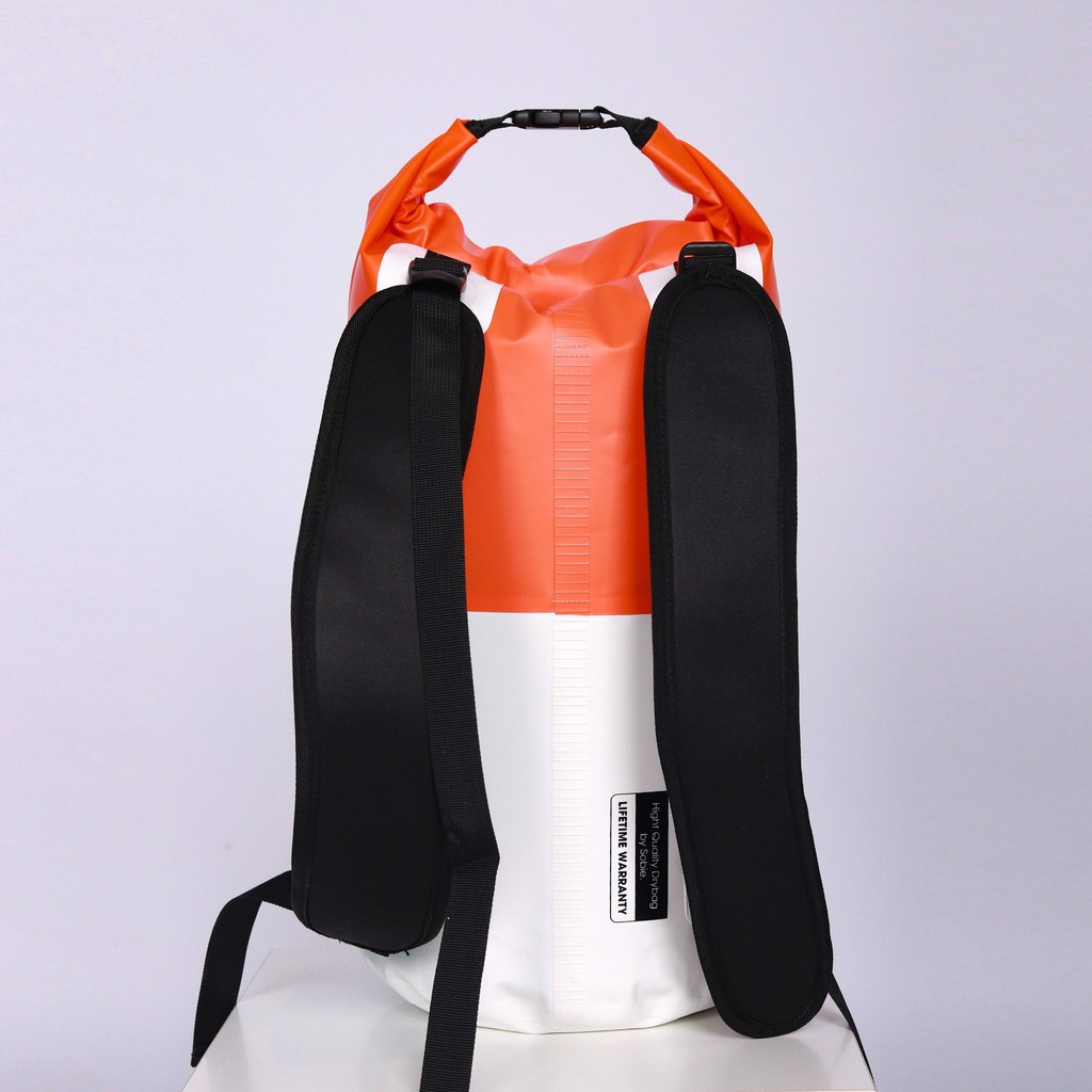 Túi Chống Nước Dry Bag 20L Cam Trắng Sobie