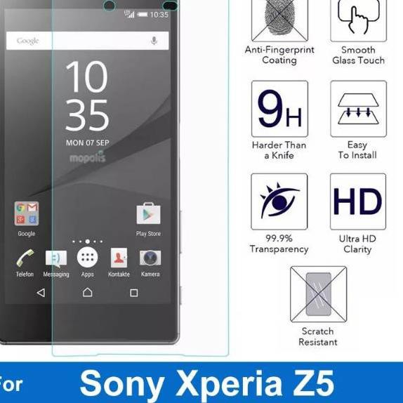 Kính Cường Lực Bảo Vệ Màn Hình Điện Thoại Sony Xperia Z5 Big 5.2inch Chống Trầy Xước Sony Z5 Dual Sin