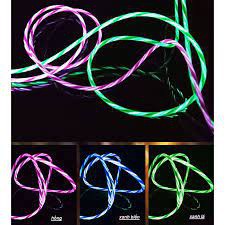 Cáp sạc Led phát sáng dọc theo dây type C - Iphone - samsung