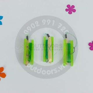 Combo 5 Phao bắp tóm sẵn 4.5cm (có lưỡi, chì)