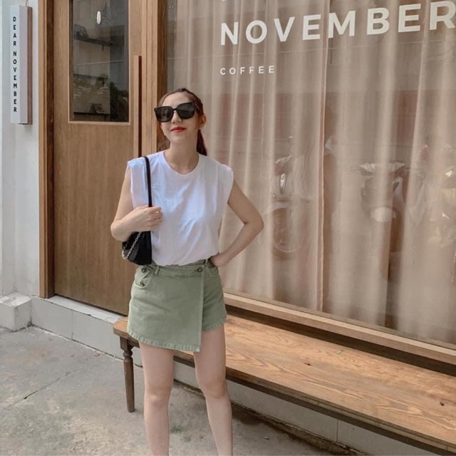 Quần giả váy zara